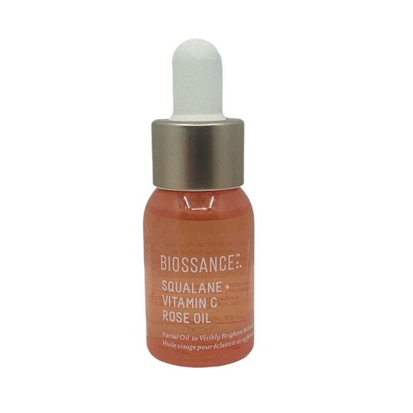 Biossance Squalane + Vitamin C Rose Oil - 2 Bottles - 0.4 fl oz / 12 ml x 2 - Picture 2 of 3